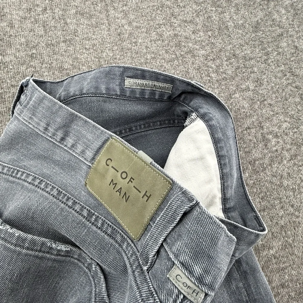 Citizens Of Humanity Core Mens Jeans Straight Leg Button Fly Dark Wash‎ Sz 36x29